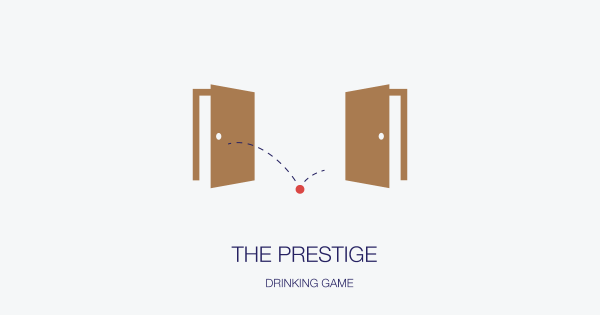 the prestige minimalist drinking game cinesmashed